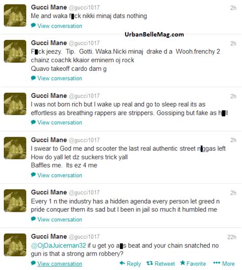 Gucci Mane’s Twitter Rant By The Numbers 